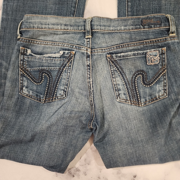 Vintage Citizens of Humanity Low Waist Bootcut Boho #111 Stretch Sweet Dream - Picture 4 of 14